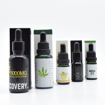 Huile THC du spectre CBD d'ODM d'OEM large libre pour le soin sain 500mg 1000mg