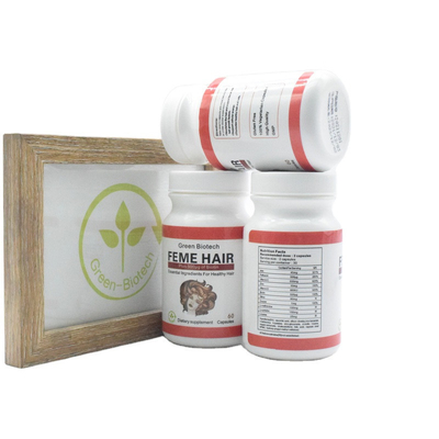 Capsules de la meilleure qualité de biotine de supplément de biotine pour le produit de soins de santé de peau d'ongle de cheveux