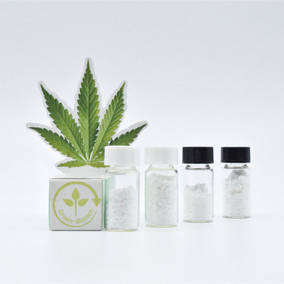 L'isolat de matière première du chanvre CBD 99% 99,99% pour détendent l'inquiétude
