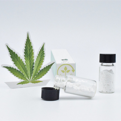 L'isolat de matière première du chanvre CBD 99% 99,99% pour détendent l'inquiétude