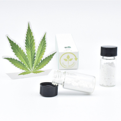 L'isolat de matière première du chanvre CBD 99% 99,99% pour détendent l'inquiétude