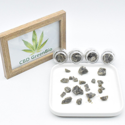 Croustillant de cire de la limande CBD de fumée 10 grammes par disponibilité élevée libre de la bouteille THC bio