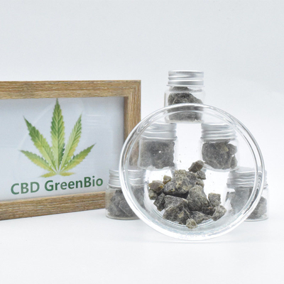Croustillant de cire de la limande CBD de fumée 10 grammes par disponibilité élevée libre de la bouteille THC bio