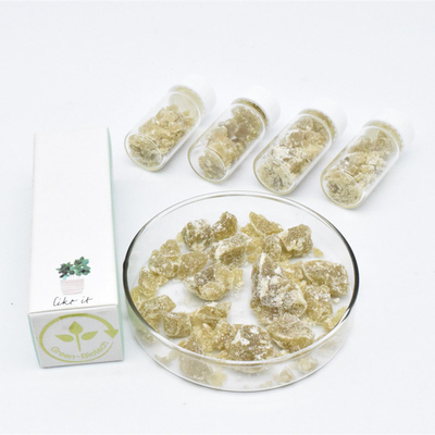 Réduction organique d'effort de cire de chanvre de croustillant pur de Cbd de bouteille en verre