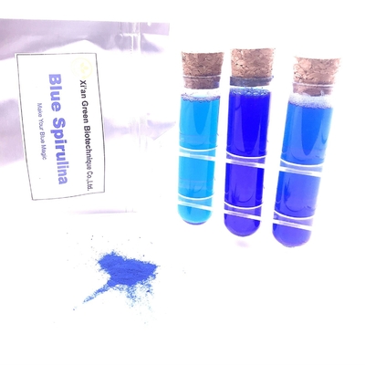 La phycocyanine bleue de Spirulina de colorants alimentaires naturels purs d'OIN saupoudrent la valeur E18