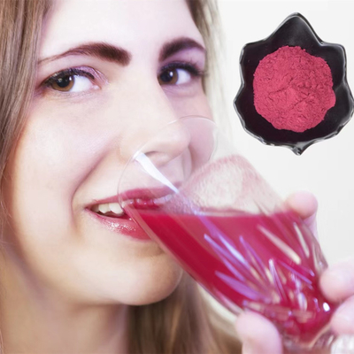 Extrait de betterave naturel soluble dans l'eau Poudre de racine de betterave Poudre de jus de betterave rouge Poudre